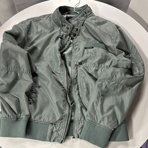 Members Only Sage Green Bomber Jacket